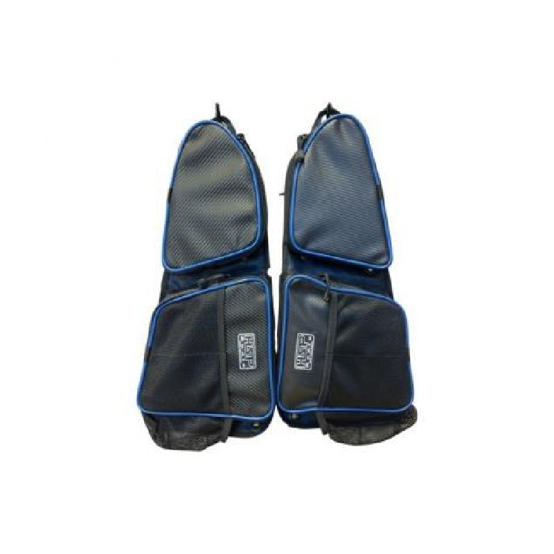 RZR XP Front Door Bags with Knee Pads Black Carbon (Pair)