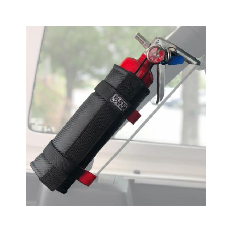 Roll Bar 2.5 LB Fire Extinguisher Holder for padded or non-padded roll Bars HSP Seats